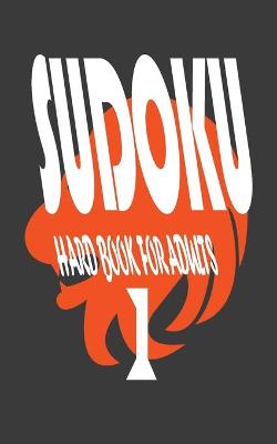 Cover of sudoku hard book for adults 1