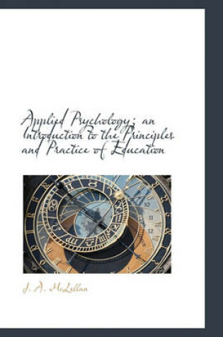 Cover of Applied Psychology; An Introduction to the Principles and Practice of Education