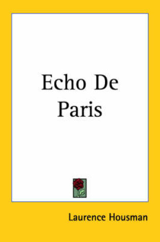 Cover of Echo De Paris