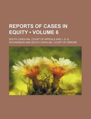 Book cover for Reports of Cases in Equity (Volume 6)