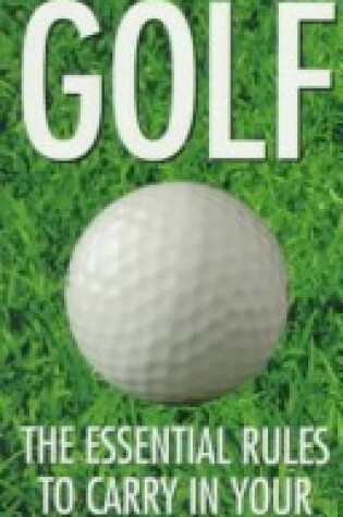 Cover of Rules of the Game of Golf