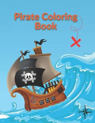 Book cover for Pirate Coloring Book