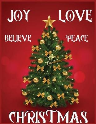 Book cover for Joy love believe peace christmas
