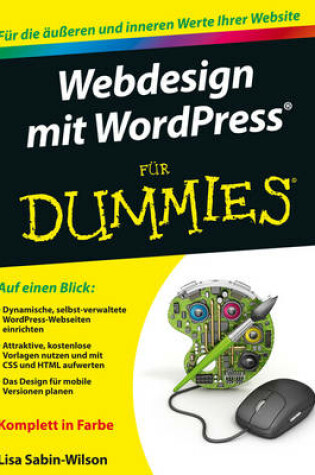 Cover of Webdesign mit Wordpress für Dummies