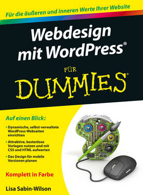 Book cover for Webdesign mit Wordpress für Dummies