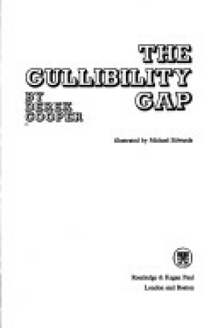 Cover of Gullibility Gap