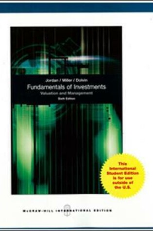 Cover of Fundamentals of Investments