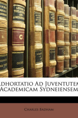 Cover of Adhortatio Ad Juventutem Academicam Sydneiensem