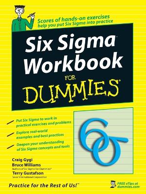 Book cover for Six Sigma Workbook For Dummies