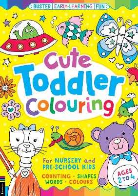 Book cover for Cute Toddler Colouring