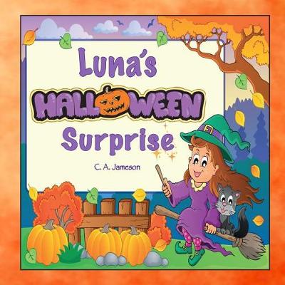 Book cover for Luna's Halloween Surprise (Personalized Books for Children)