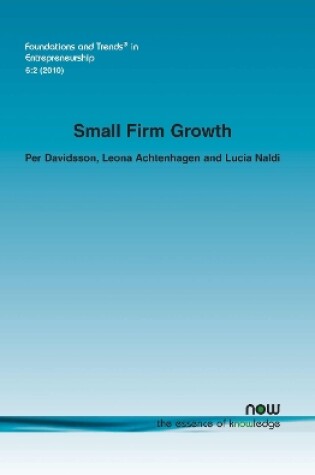 Cover of Small Firm Growth