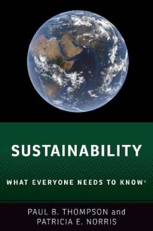 Cover of Sustainability