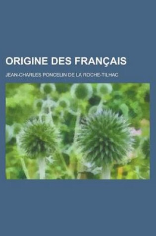 Cover of Origine Des Francais