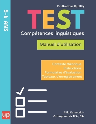 Book cover for TEST Comp�tences linguistiques 5-6 ans