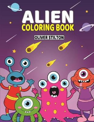 Book cover for Alien Coloring Book