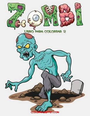 Book cover for Zombi libro para colorear 2