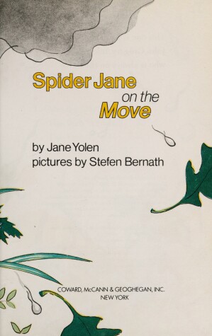 Book cover for Spider Jane on the Move