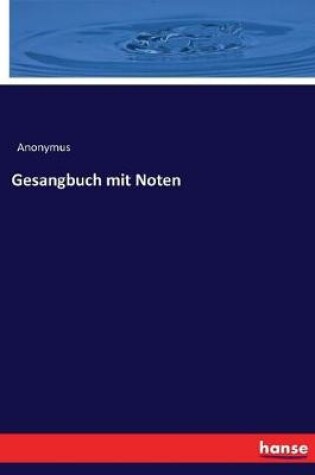Cover of Gesangbuch mit Noten