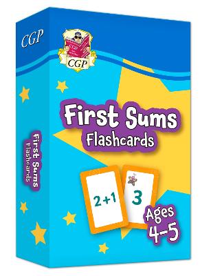 Book cover for New First Sums Flashcards for Ages 4-5 (Reception): perfect for learning the number bonds to 10