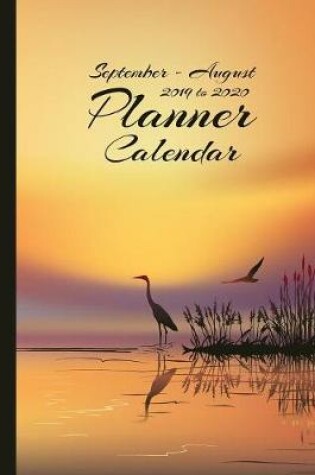 Cover of September - August 2019 - 2020 Calendar Planner