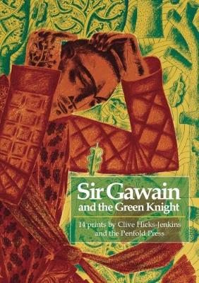 Book cover for Sir Gawain and the Green Knight: 14 prints by Clive Hicks-Jenkins and the Penfold Press