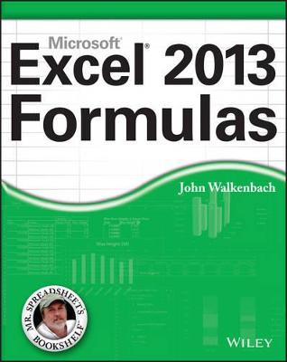 Book cover for Excel 2013 Formulas