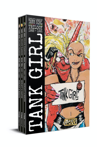 Cover of Tank Girl: Color Classics Trilogy (1988-1995) Boxed Set (Graphic Novel)
