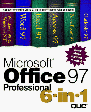 Cover of Microsoft Office 97 Professional 6 in 1