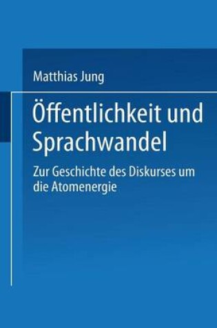 Cover of Öffentlichkeit und Sprachwandel