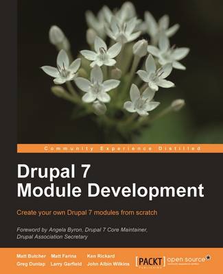 Book cover for Drupal 7 Module Development