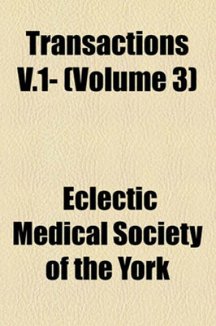 Cover of Transactions V.1- Volume 3