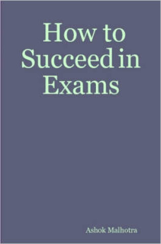 Cover of How to Succeed in Exams