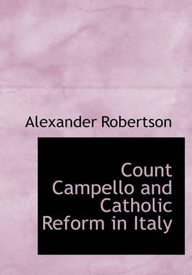 Book cover for Count Campello and Catholic Reform in Italy