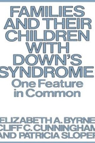Cover of Families Child Downs Syndrome