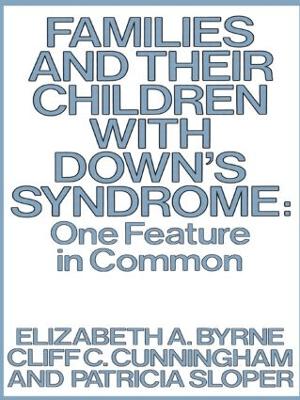Book cover for Families Child Downs Syndrome