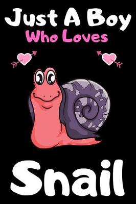 Book cover for Just a boy who loves snail