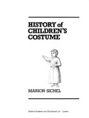Cover of History of Children's Costume