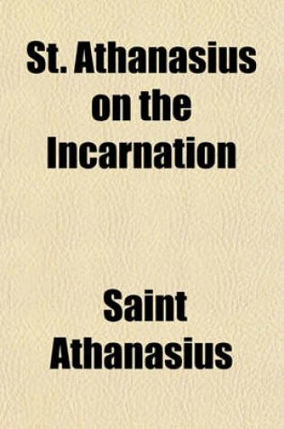 Cover of St. Athanasius on the Incarnation