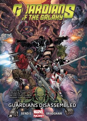 Book cover for Guardians Of The Galaxy Volume 3: Guardians Disassembled (marvel Now)