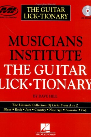 Cover of The Guitar Lick-Tionary