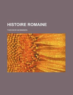 Book cover for Histoire Romaine (T.5)