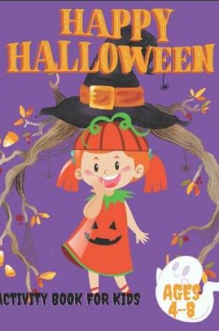 Cover of Halloween Activity Book for Kids Ages 4-8