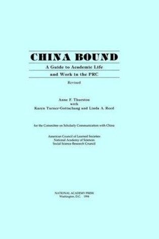 Cover of China Bound, Revised