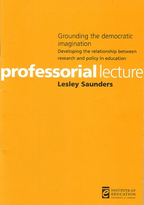 Cover of Grounding the democratic imagination