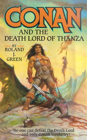 Book cover for Conan and the Death Lord of Thanza