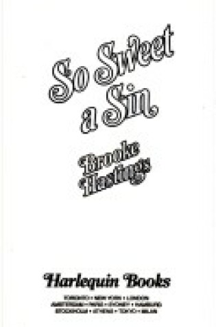 Cover of So Sweet A Sin
