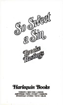 Book cover for So Sweet A Sin