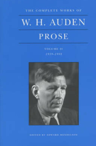 Cover of W.H. Auden Prose 1939-1948