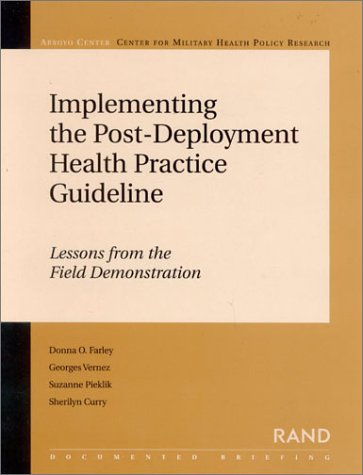 Book cover for Implementing the Post-deployment Health Practice Guideline